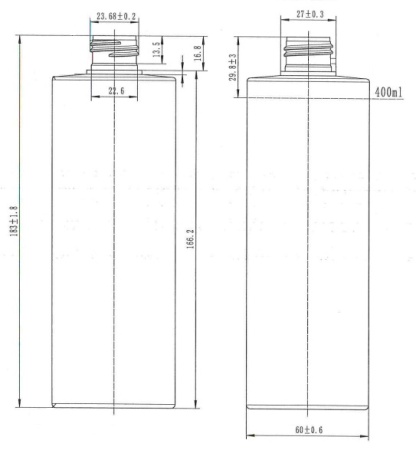 Флакон Ф-252 - 400 мл, 24/410, белый