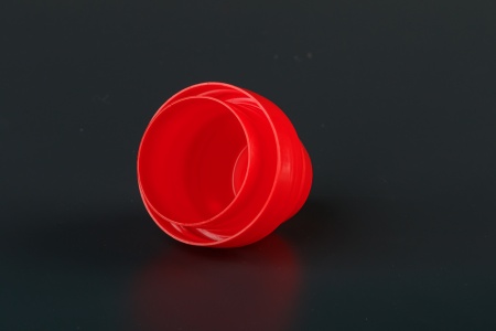 Мерный колпак 50 мл, 48 мм, красный, упаковка 100 шт